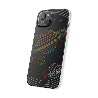 Galaxy-Inspired Flexi Cases, Vibrant Phone Covers, Space-Themed Accessories, Cosmic Gifts for Astronomers, Unique Phone Protectors