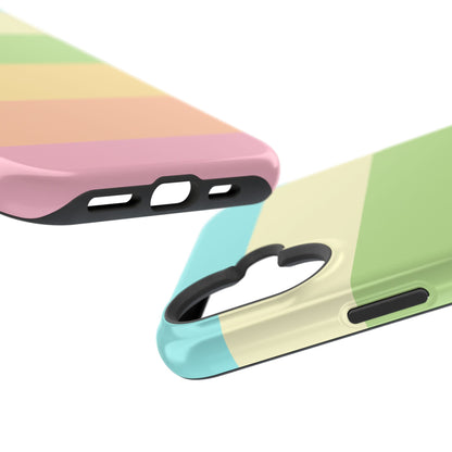 Pastel Stripes - Magnetic Phone Cover