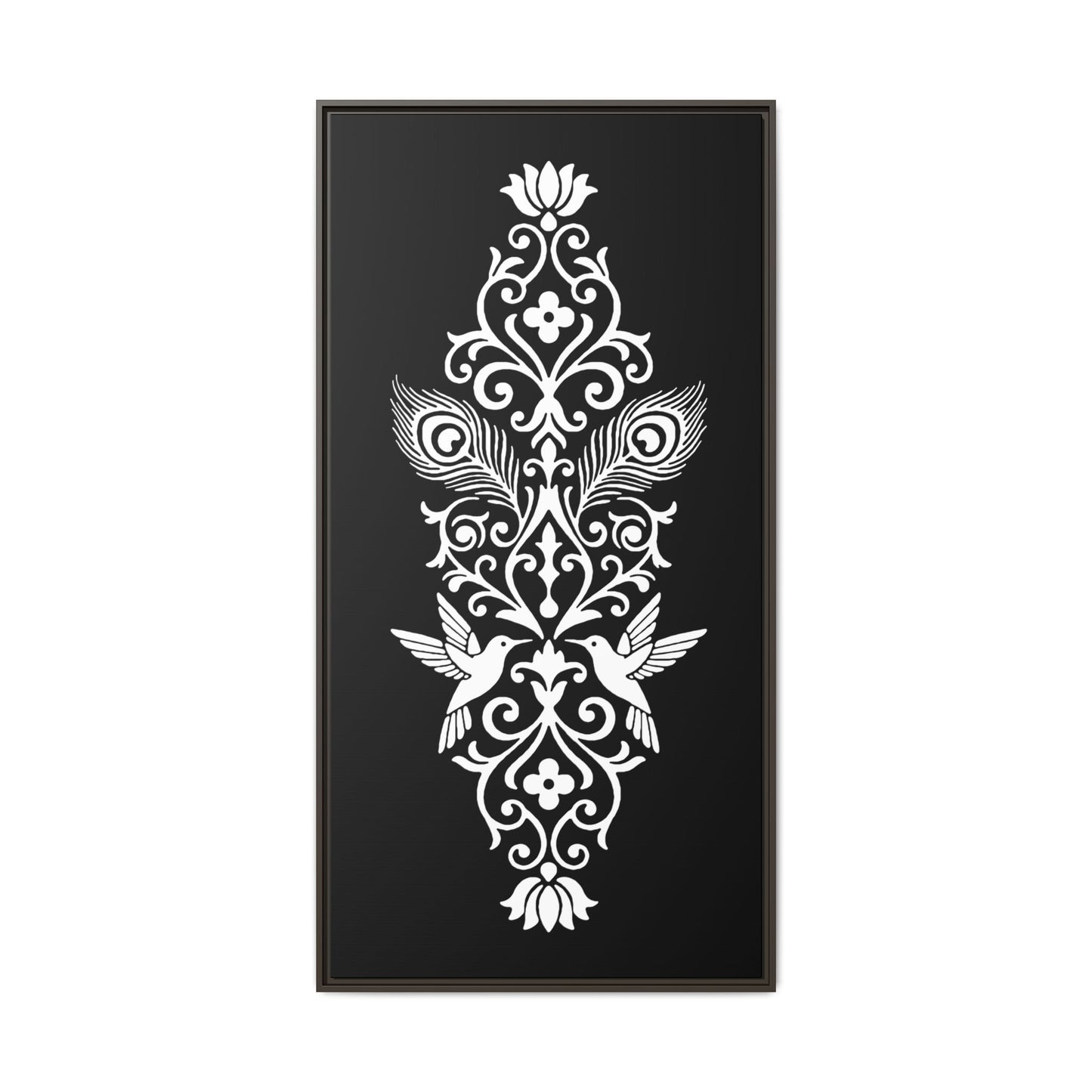 Hummingbird Soulmates - Framed Canvas