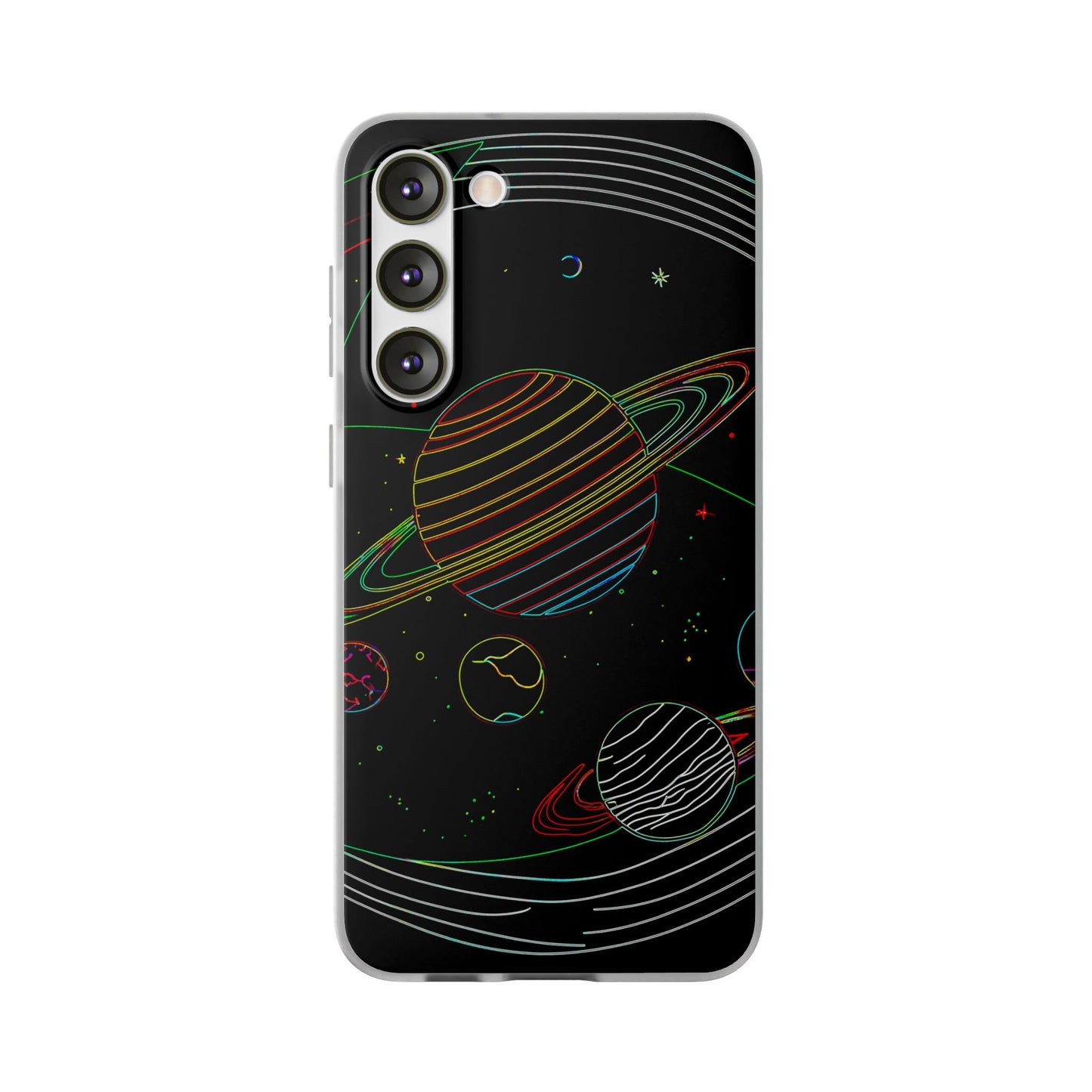 Galaxy-Inspired Flexi Cases, Vibrant Phone Covers, Space-Themed Accessories, Cosmic Gifts for Astronomers, Unique Phone Protectors