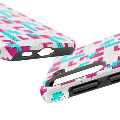 Retro Geometric Vibes - Phone Case