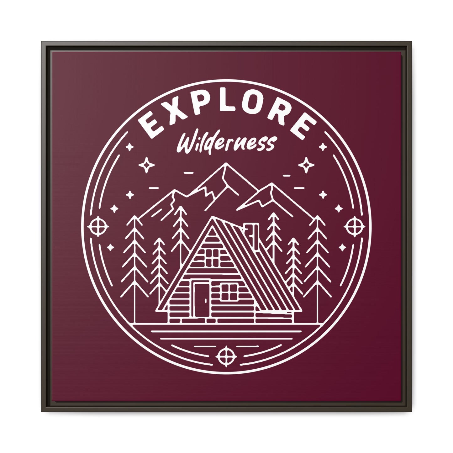 Explore Wilderness - Framed Canvas