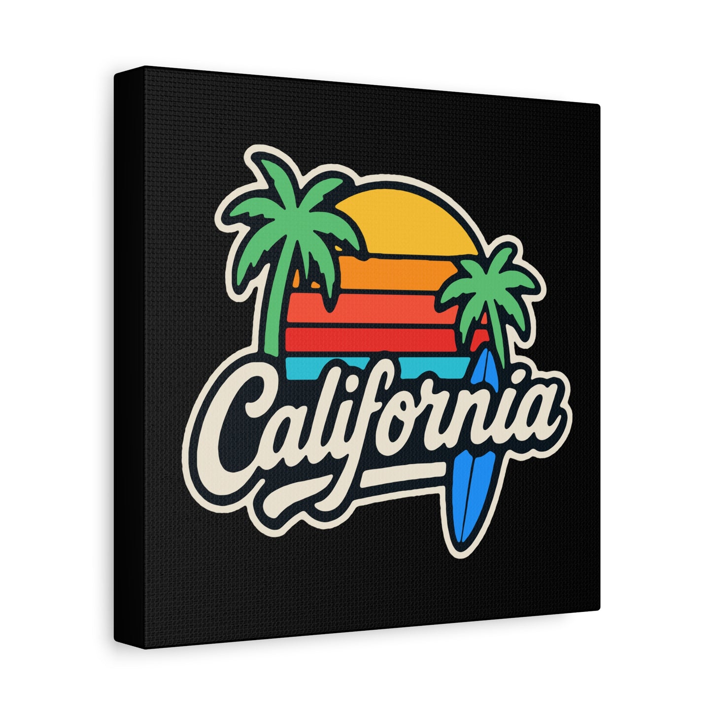 California Surf Vibes - Canvas