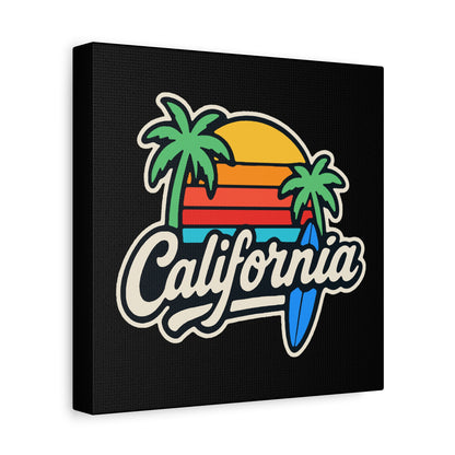 California Surf Vibes - Canvas
