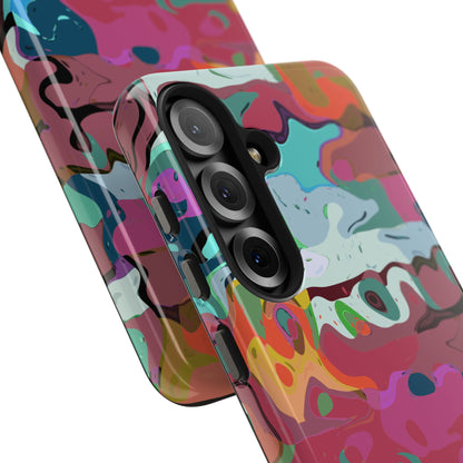 Colorful Abstract Marble - Phone Case