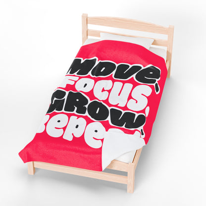 Move. Focus. Grow. Repeat. - Blanket