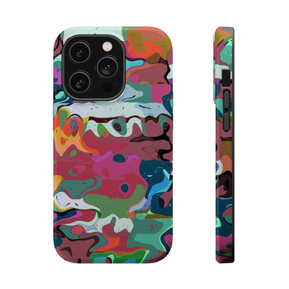 Colorful Abstract Marble - Magnetic Phone Case