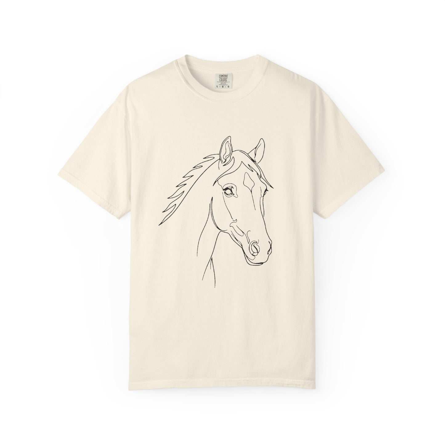 Horse Portrait Sketch - T‑Shirt