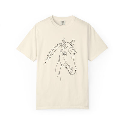 Horse Portrait Sketch - T‑Shirt