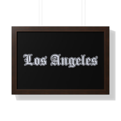 Los Angeles - Silver Edition - Framed Poster