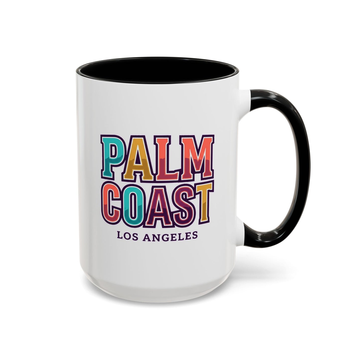 Palm Coast - Los Angeles - Color Accent Mug