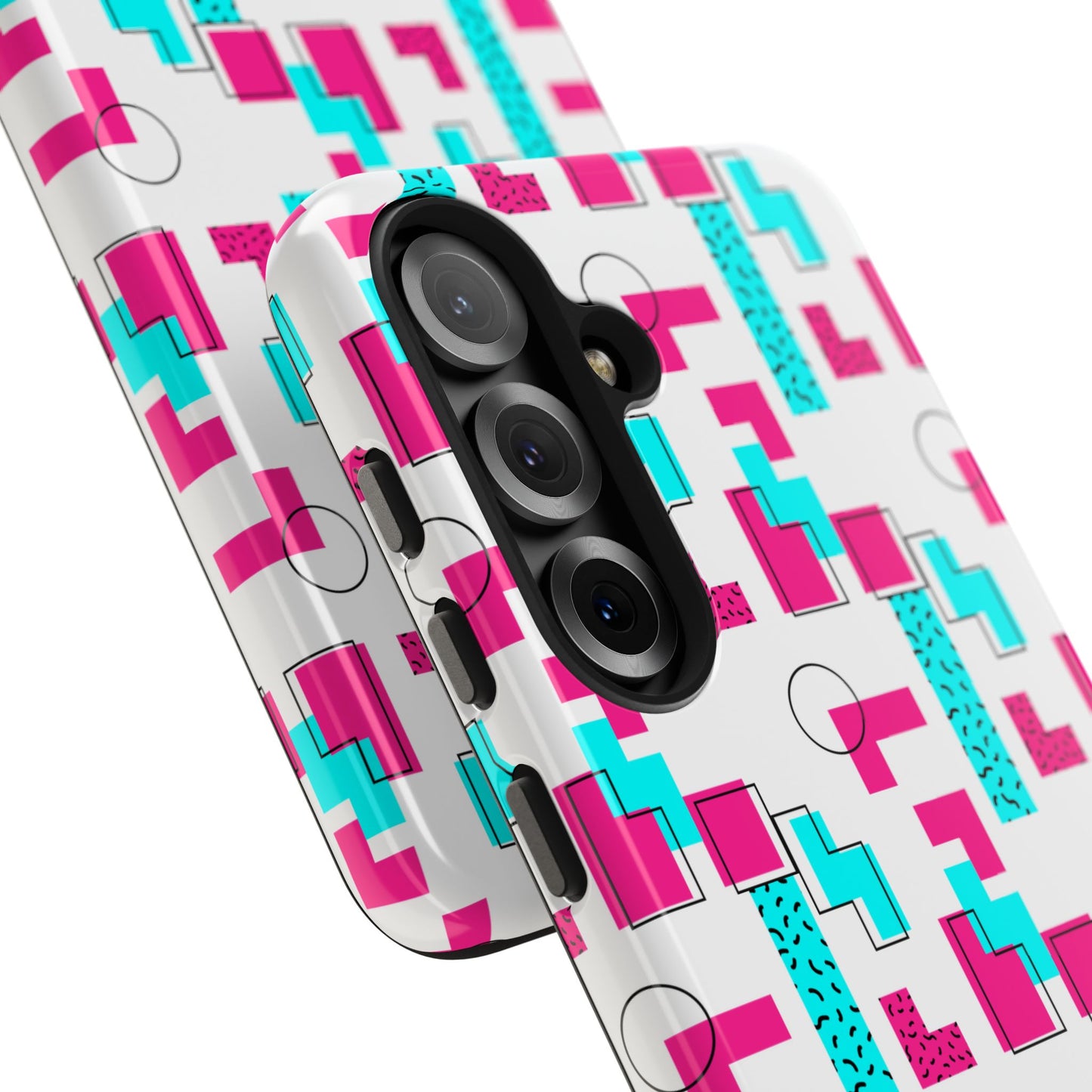 Retro Geometric Vibes - Phone Case