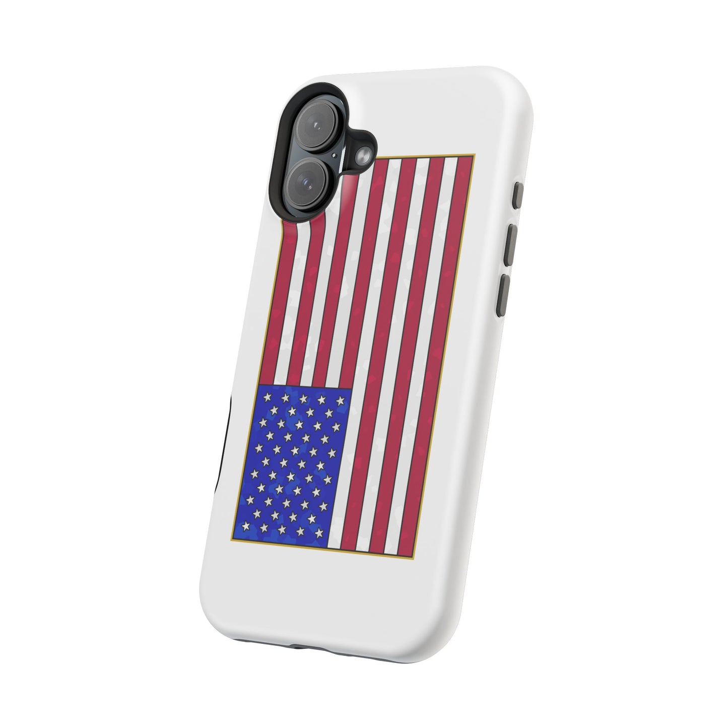 New Glory American Flag (Gold Edge Edition) - Magnetic Phone Case