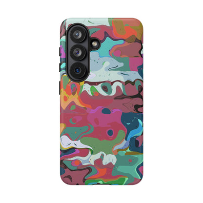 Colorful Abstract Marble - Phone Case