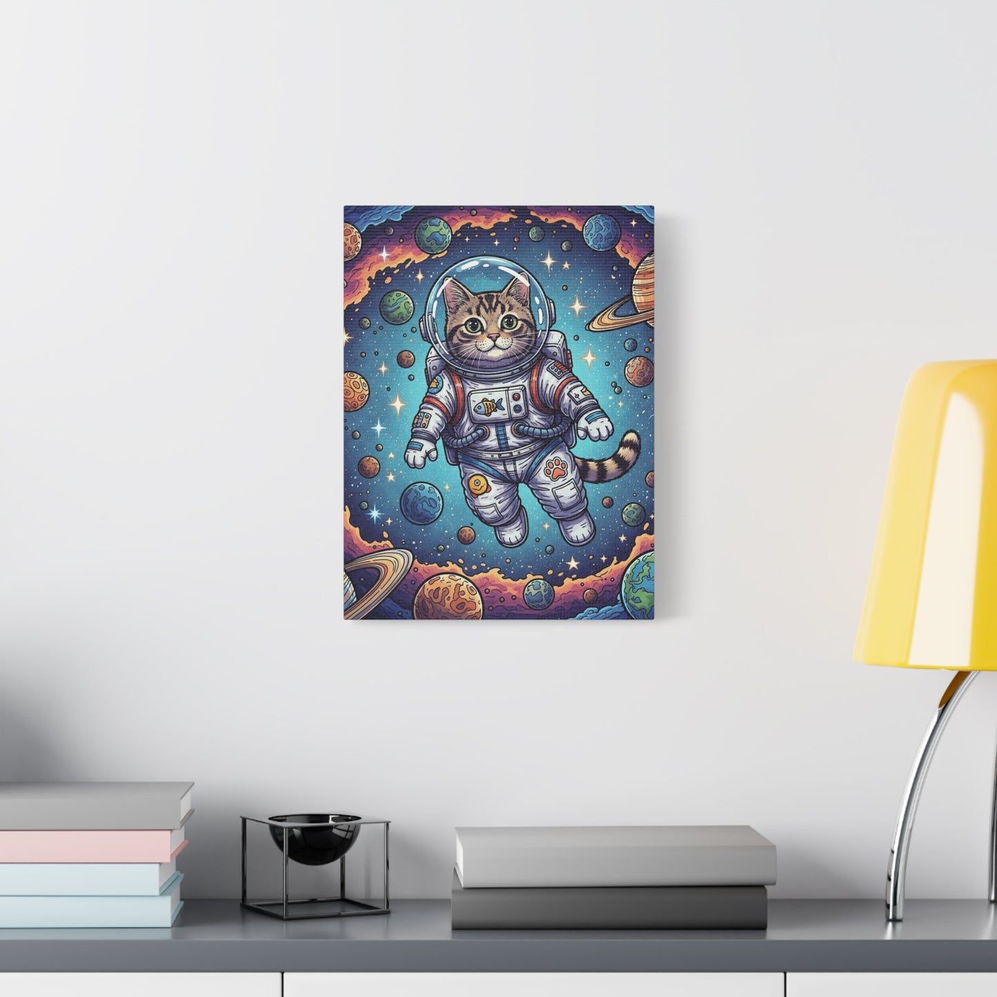 Astronaut Cat - Canvas