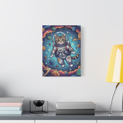 Astronaut Cat - Canvas