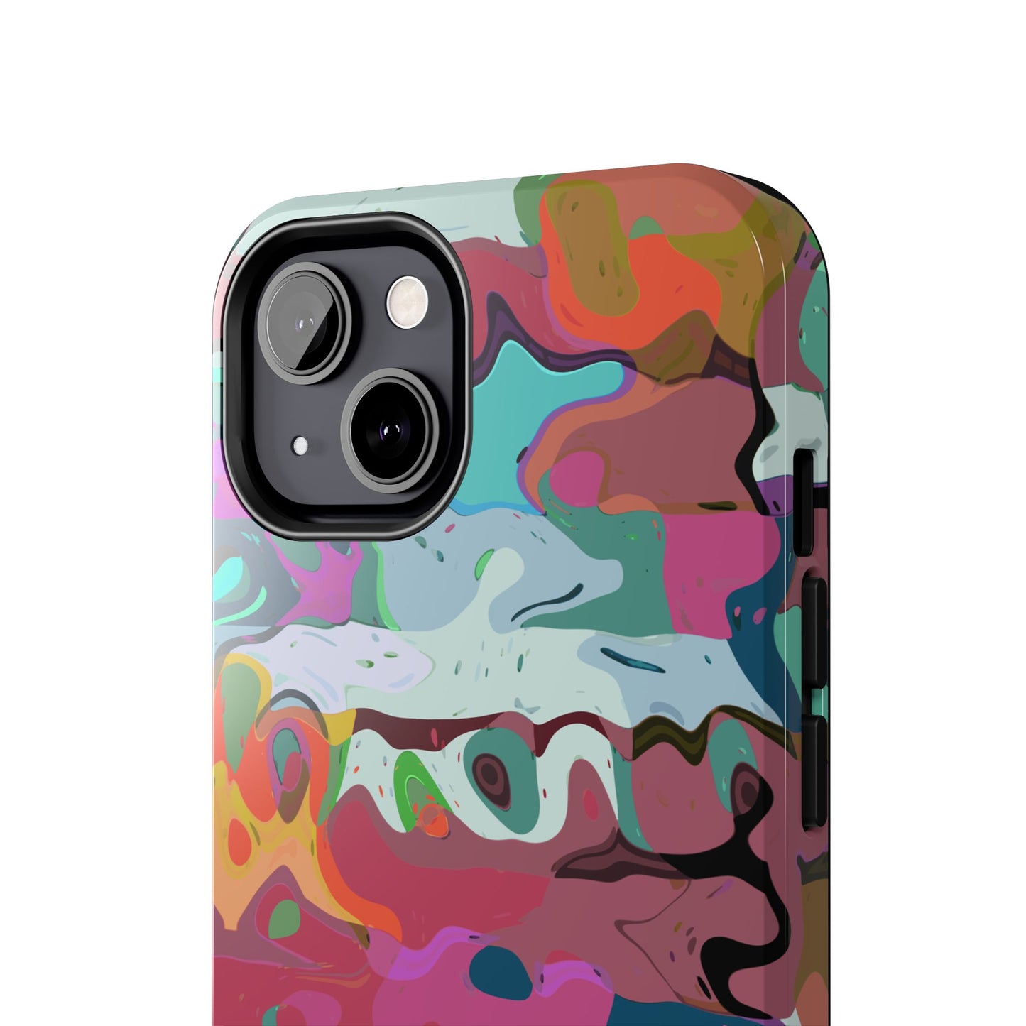 Colorful Abstract Marble - Phone Case