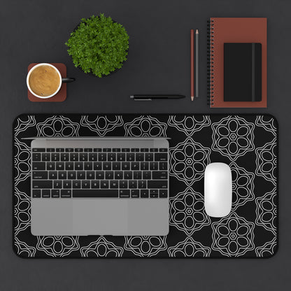 Geometric Sacred Flower - Desk Mat