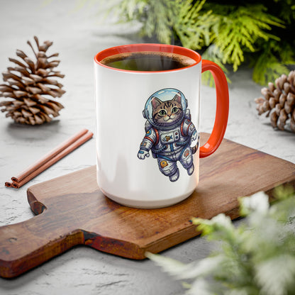 Astronaut Cat - Colorful Mug