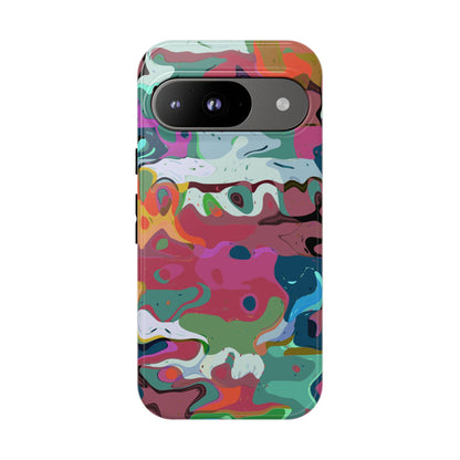 Colorful Abstract Marble - Phone Case