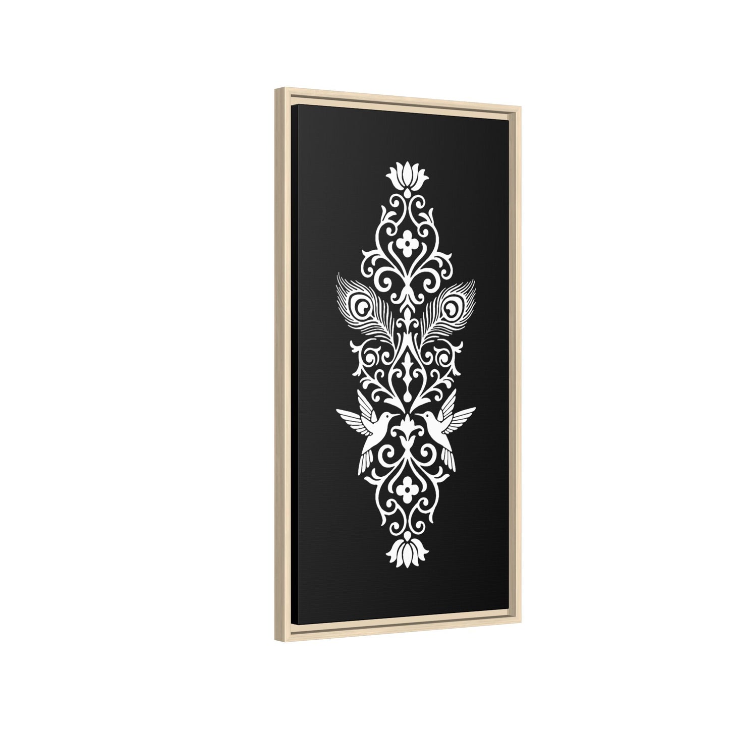 Hummingbird Soulmates - Framed Canvas