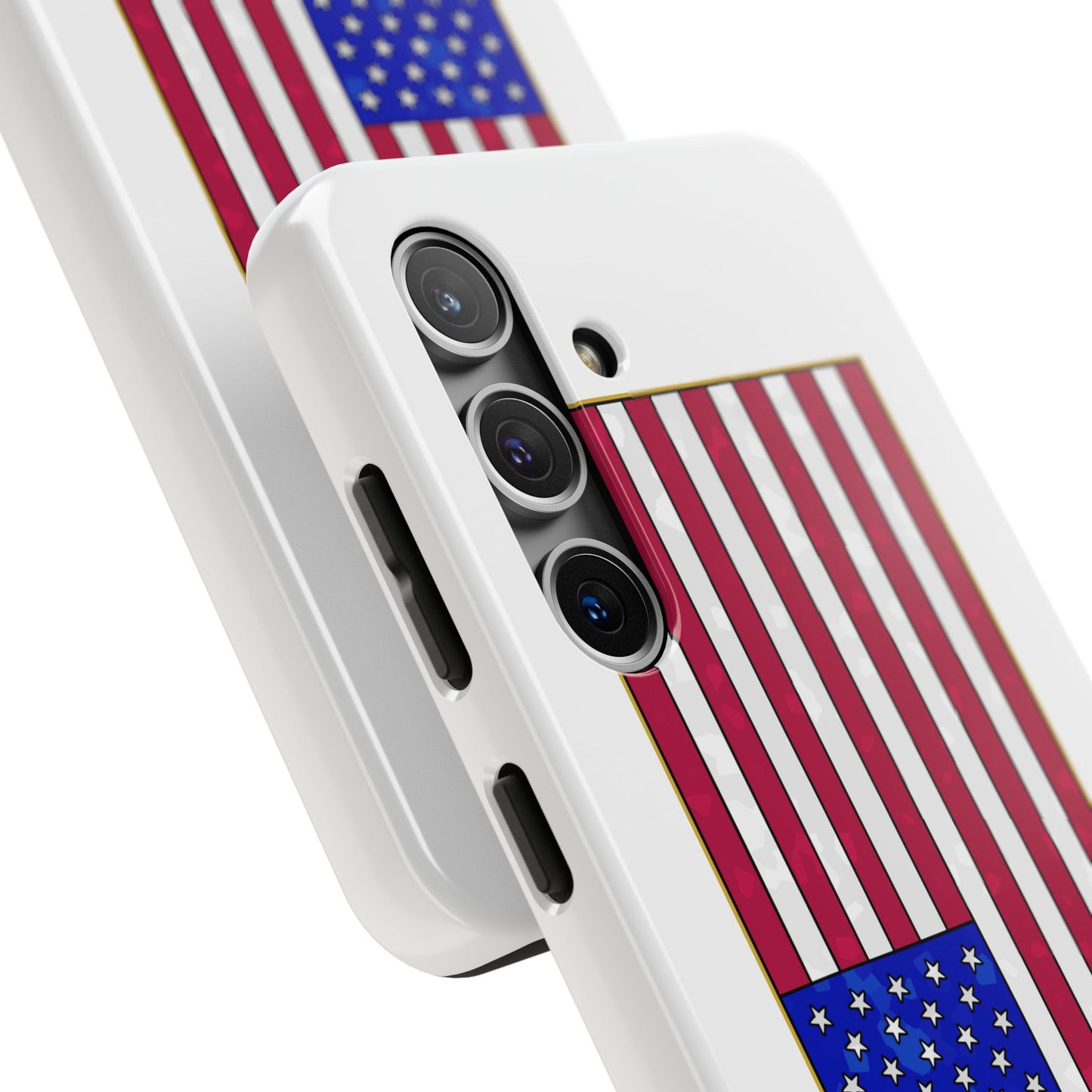 New Glory American Flag (Gold Edge Edition) - Phone Case