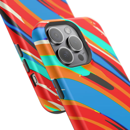 Abstract Rainbow Swirl Arc - Magnetic Phone Case
