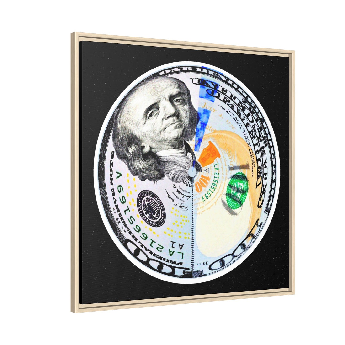 THE MOONEY - Framed Canvas
