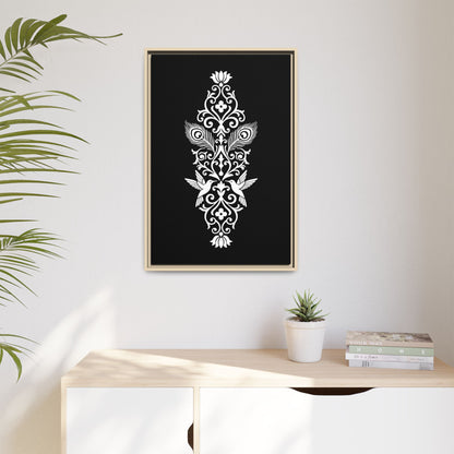 Hummingbird Soulmates - Framed Canvas