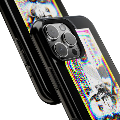 100 Dollars Bill - Neon Color Explosion - Magnetic Phone Case