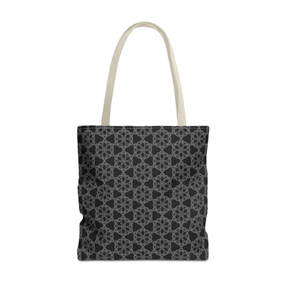 Chic Monochrome Tote Bag, Stylish Shopping, Travel, Everyday Use, Gift, Minimalist Decor