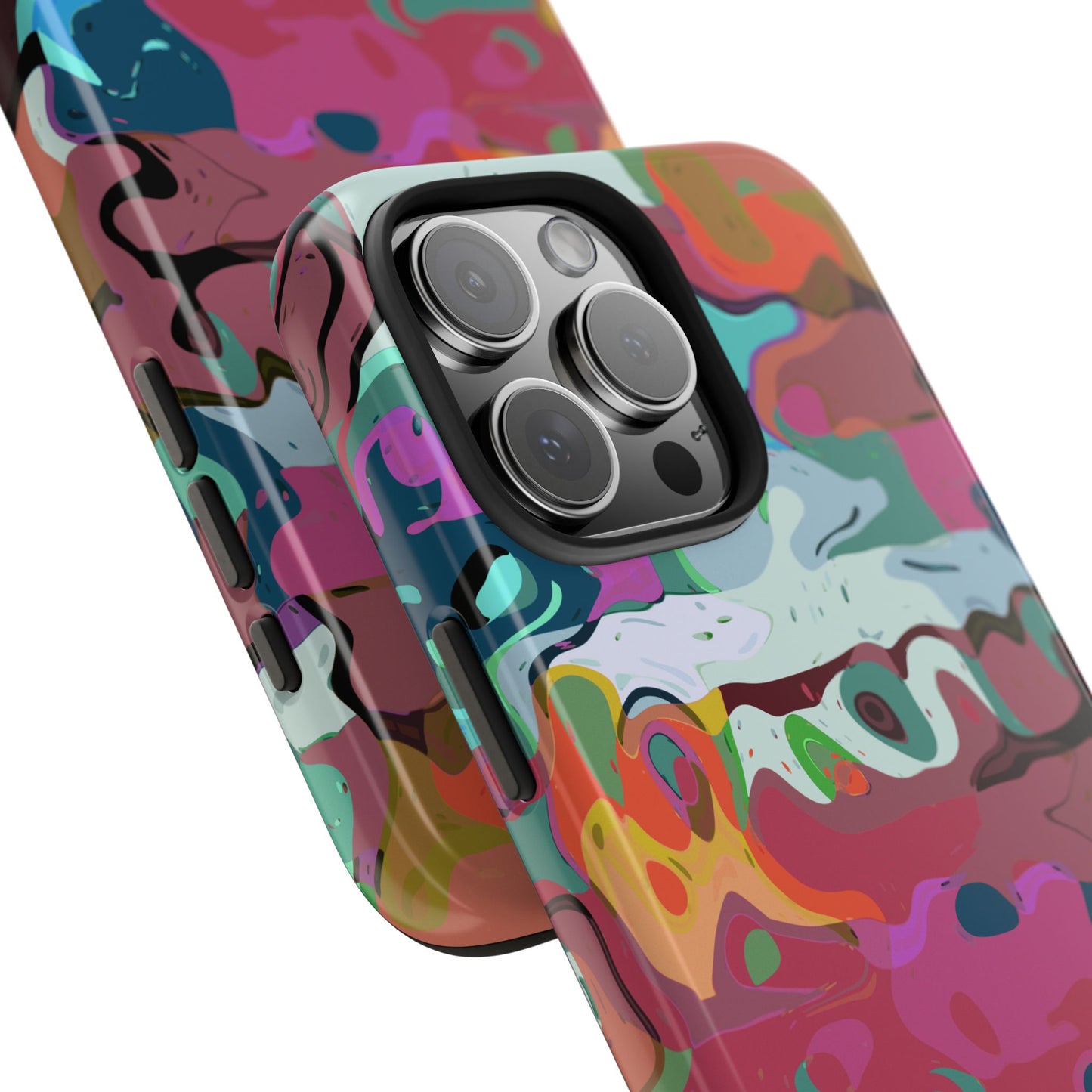 Colorful Abstract Marble - Phone Case