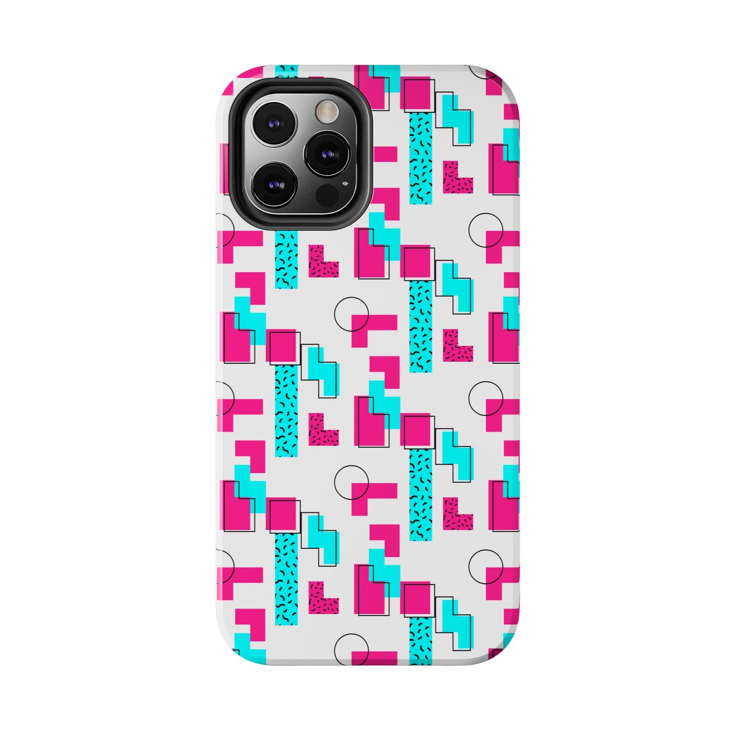 Retro Geometric Vibes - Phone Case