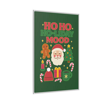 Ho Ho Ho-liday Mood - Framed Canvas