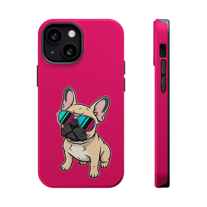 French Bulldog with Sunglasses - Magnetic Phone Case