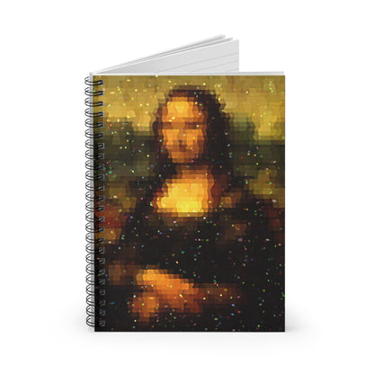 Pixel Muse — Silent Smile - Spiral Notebook