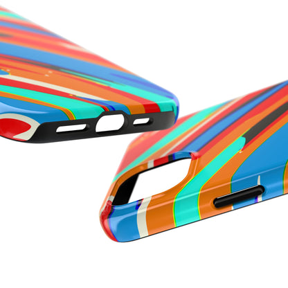 Abstract Rainbow Swirl Arc - Phone Case