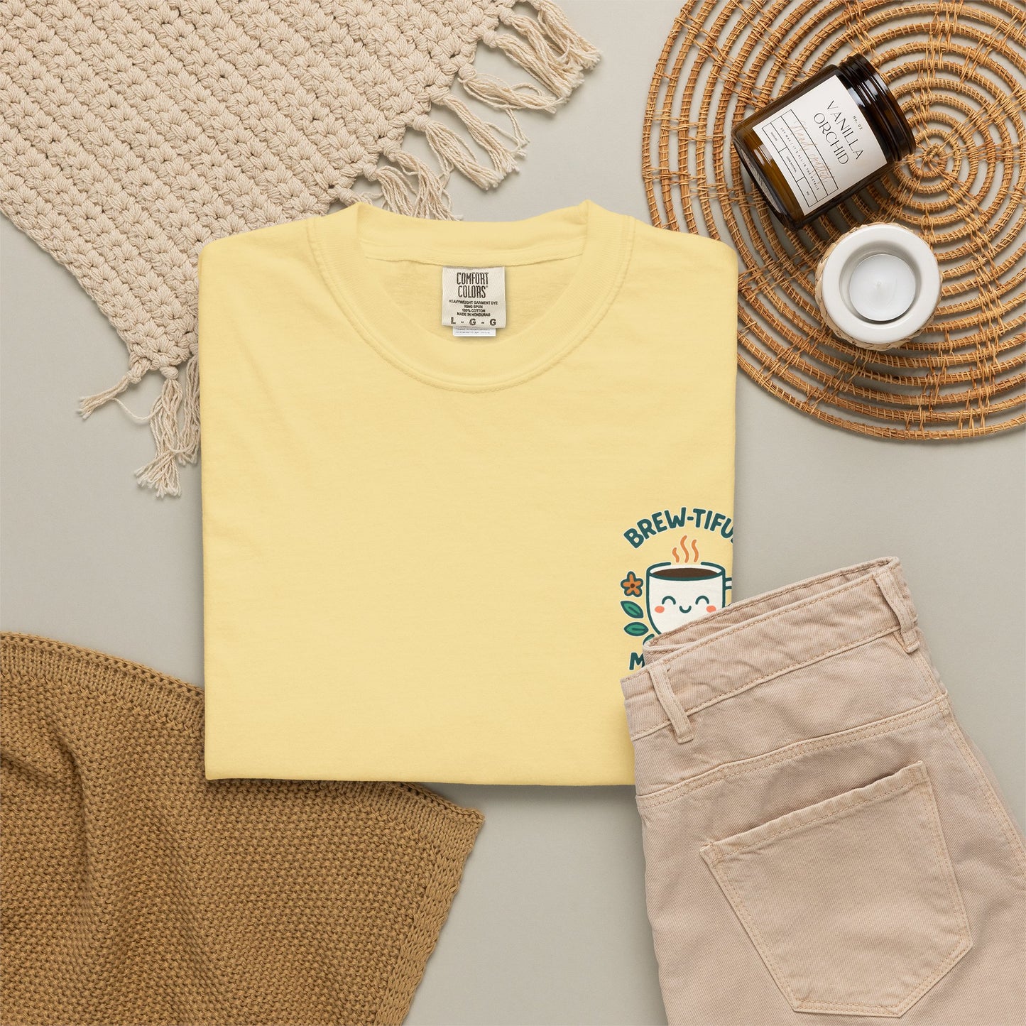 Brew-tiful Mornings Start Here - T-Shirt