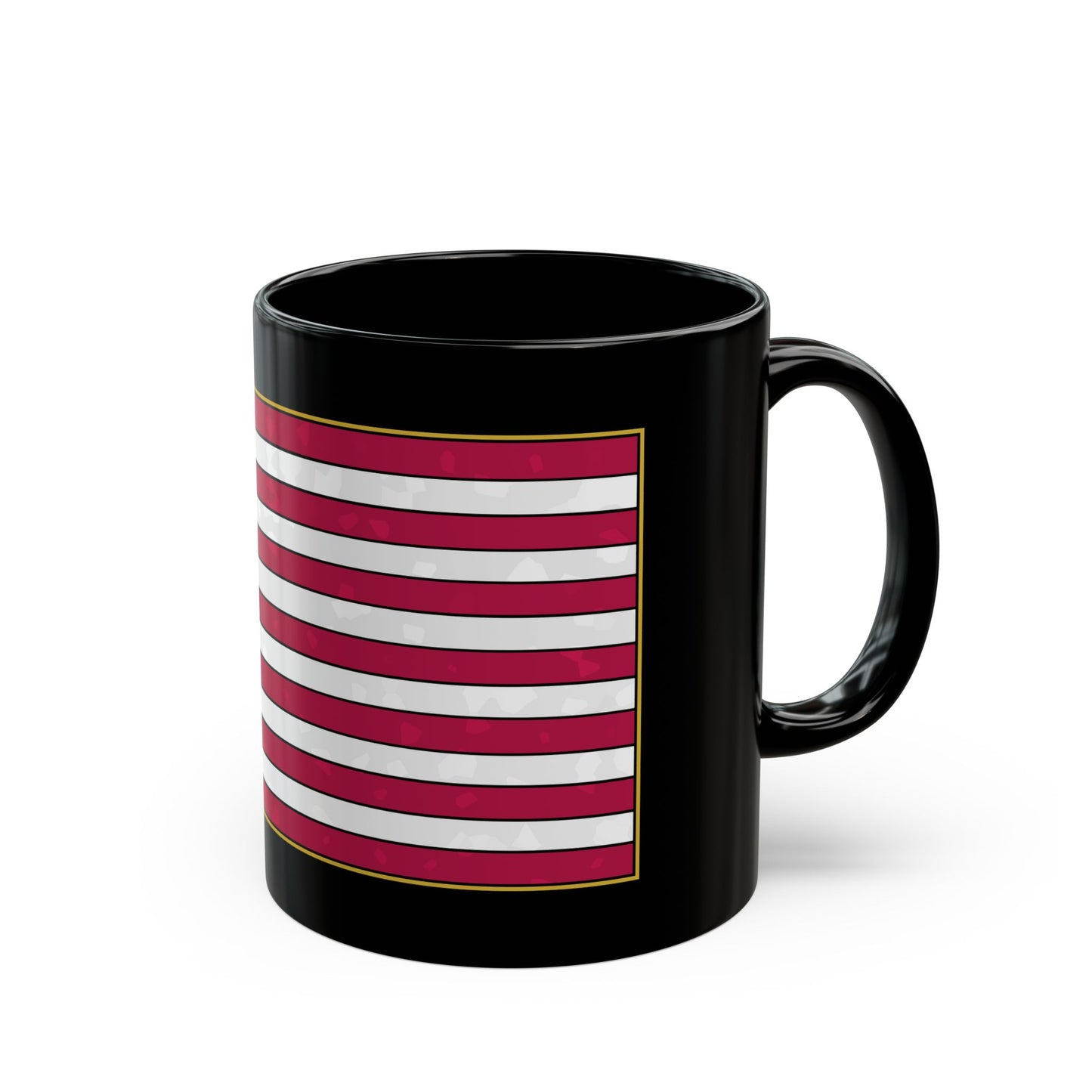 New Glory American Flag (Gold Edge Edition) - Black Mug
