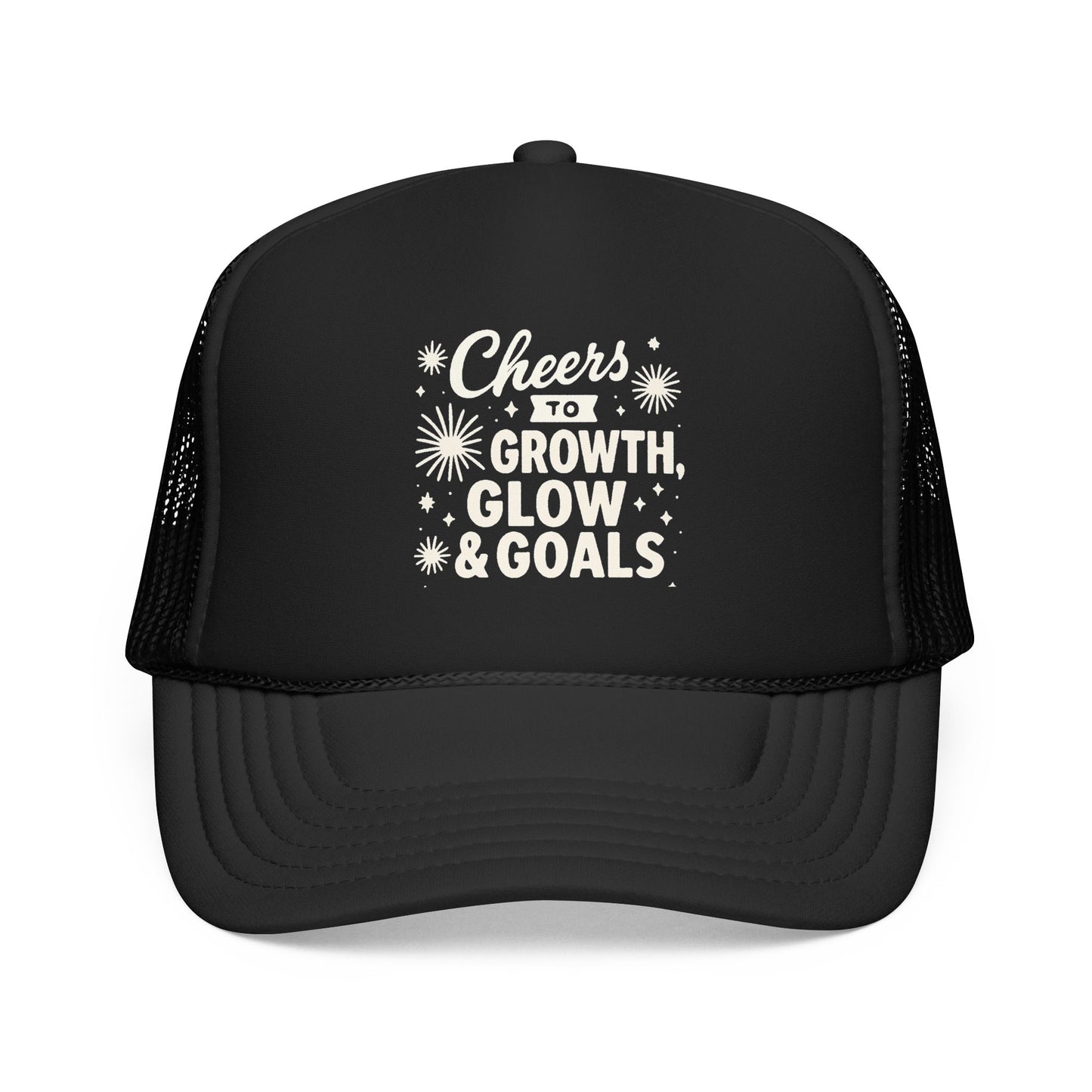 Cheers to Growth, Glow & Goals - Cap