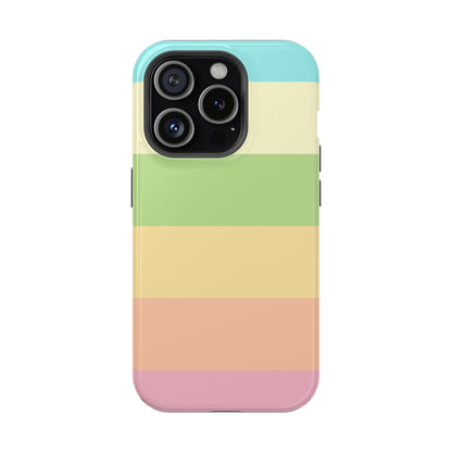 Pastel Stripes - Magnetic Phone Cover