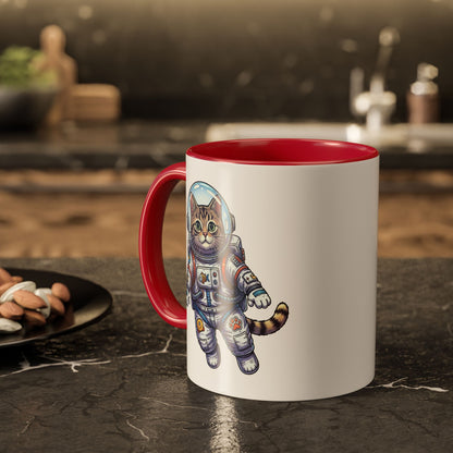 Astronaut Cat - Colorful Mug