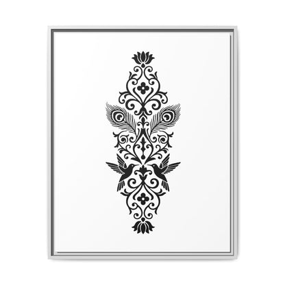 Hummingbird Soulmates - Framed Canvas