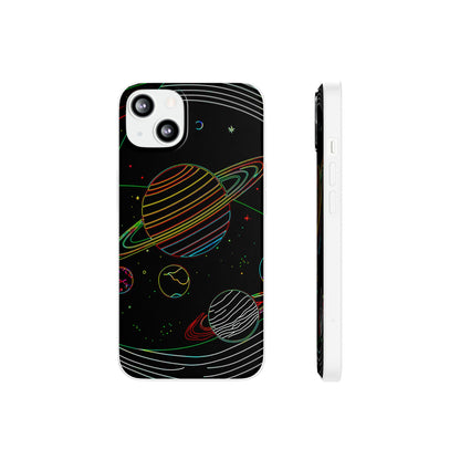 Galaxy-Inspired Flexi Cases, Vibrant Phone Covers, Space-Themed Accessories, Cosmic Gifts for Astronomers, Unique Phone Protectors