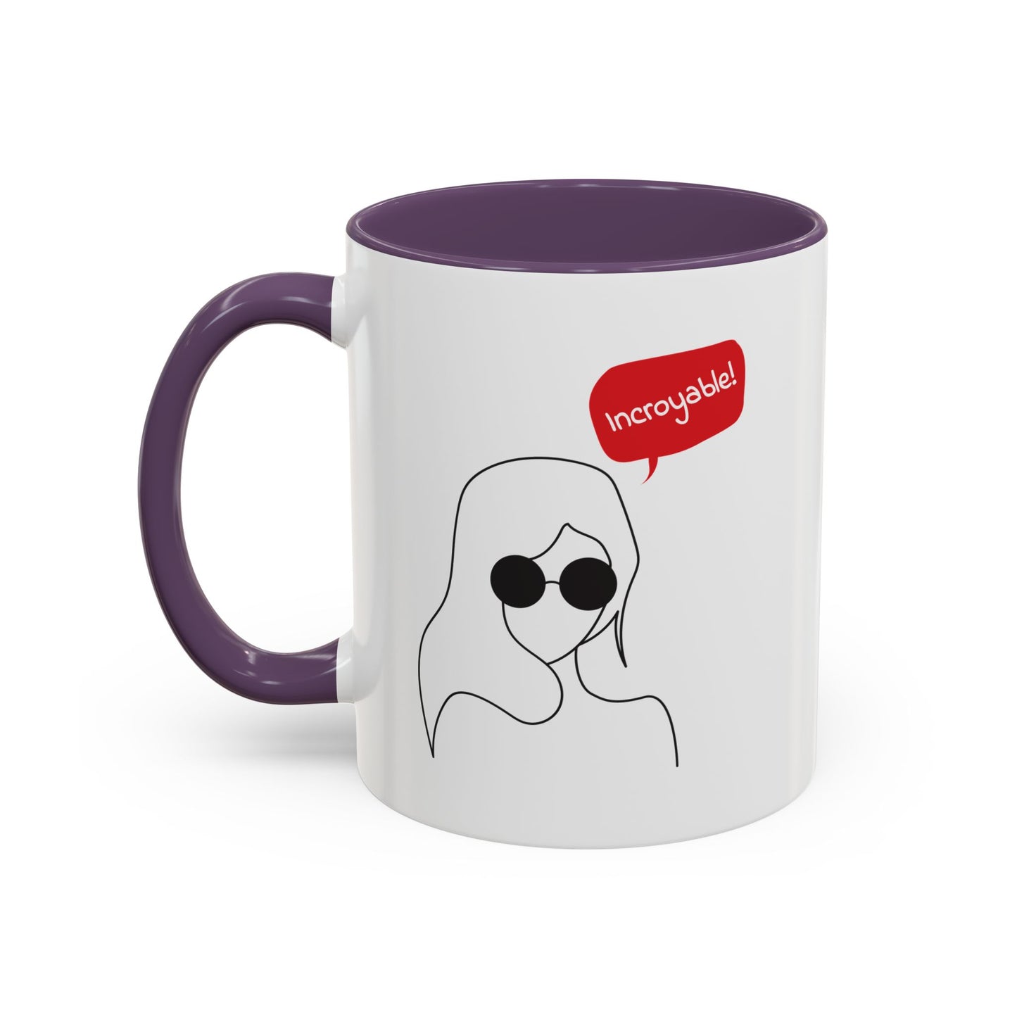 Incroyable Chic Girl - Color Accent Mug