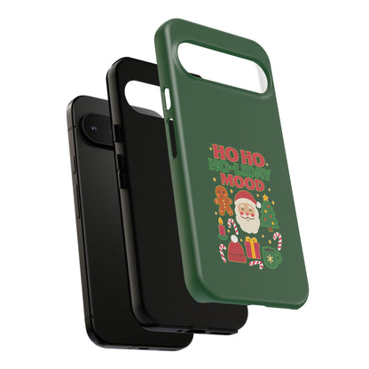 Christmas Phone Case, Ho Ho Ho-liday Mood, Festive Phone Cover, Santa Christmas Accessory, Holiday Gift, Winter Vibes