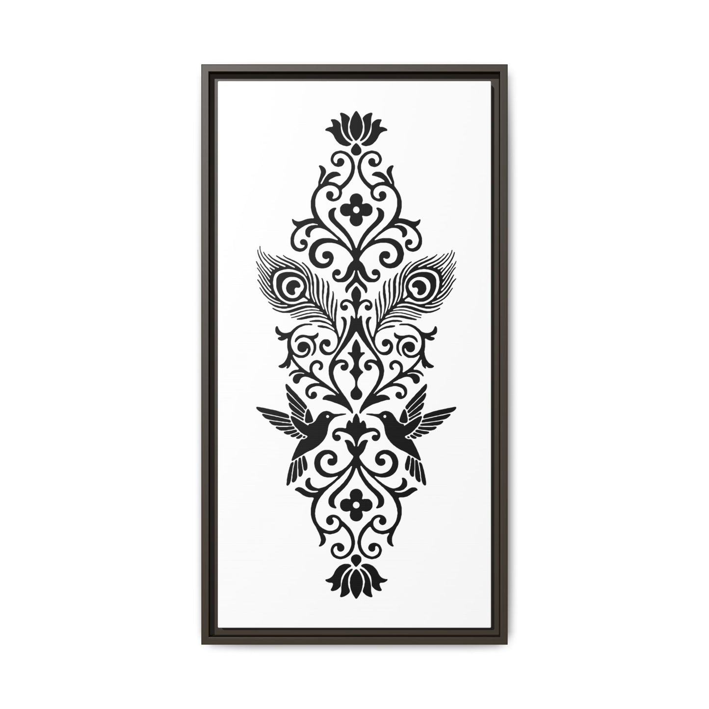 Hummingbird Soulmates - Framed Canvas