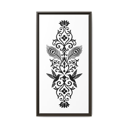 Hummingbird Soulmates - Framed Canvas