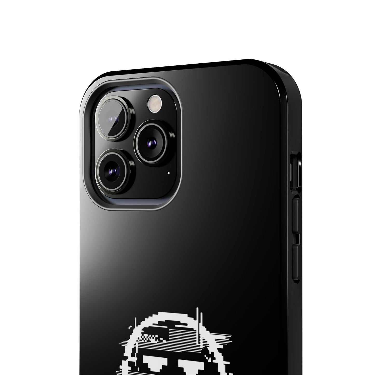 I’m Fine Glitched Smiley - Phone Case