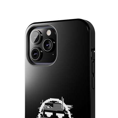 I’m Fine Glitched Smiley - Phone Case